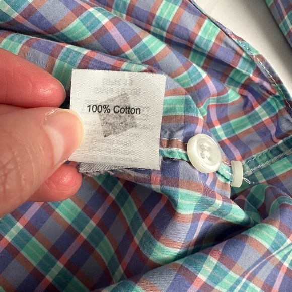 J. Crew Men Light Weight Shirt 100% Cotton Slim Fit Plaid Button Up Size Small - Picture 6 of 9